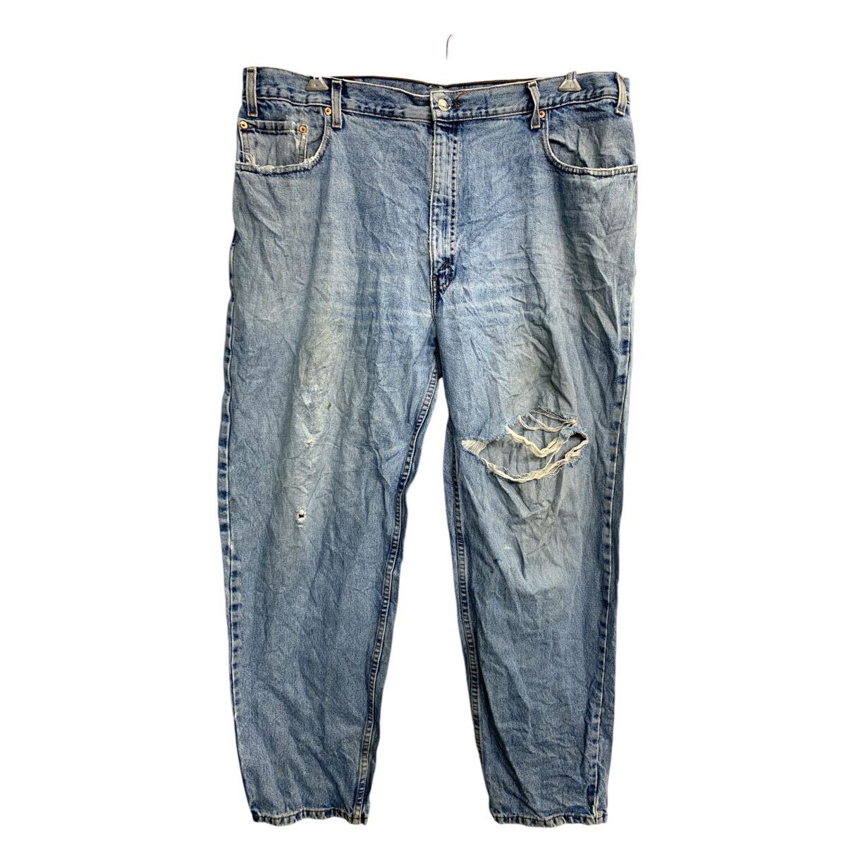 【中古】【古着】 Levi's 560 デニムパンツ W42 リーバイス ルーズフィット ビッグサイズ ライトブルー 古着卸 アメリカ仕入 2502-926