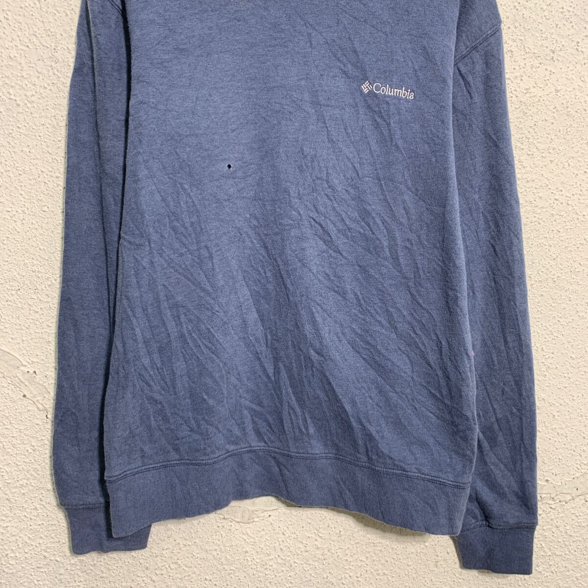 【中古】【古着】 Columbia ロゴスウェット トレーナー S ブルー コロンビア プルオーバー シンプル 裏起毛 アウトドア 古着卸 アメリカ仕入 a702-6991 voxtrading-10194228 古着屋DEN サンプル画像3