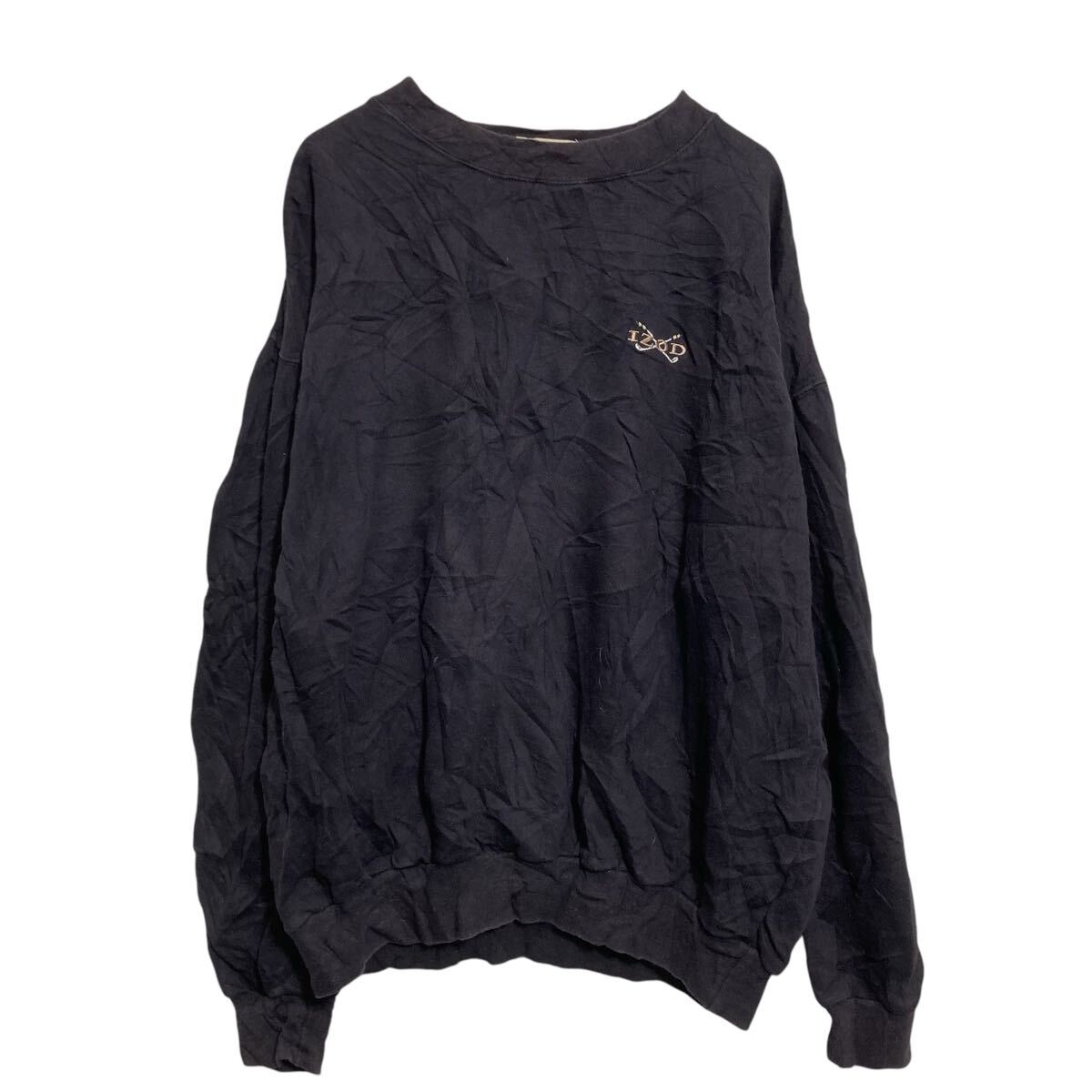 Other - 【中古】【古着】 IZOD ロゴスウェット トレーナー L ブラック アイゾッド ゴルフ 古着卸 アメリカ仕入 a702-7010