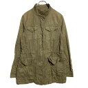 【中古】【古着】 BANANA REPUBLIC ジップアップ ジャケット レディース M カーキ バナナリパブリック 古着卸 アメリカ仕入 a702-7036