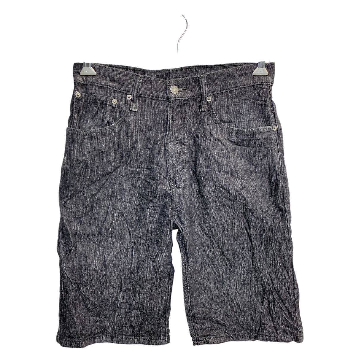 【中古】【古着】 Levi's 559 デニムショートパンツ W31 リーバイス ブラック メキシコ製 古着卸 アメリカ仕入 2502-1022