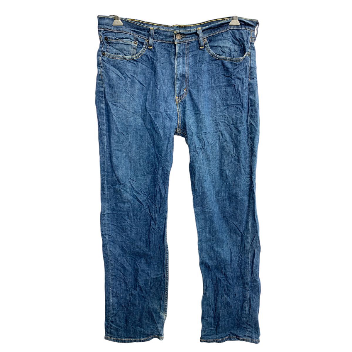 【中古】【古着】 Levi's 514 デニムパンツ W36 リーバイス スリムストレート ビッグサイズ インディゴ メキシコ製 古着卸 アメリカ仕入 2502-935