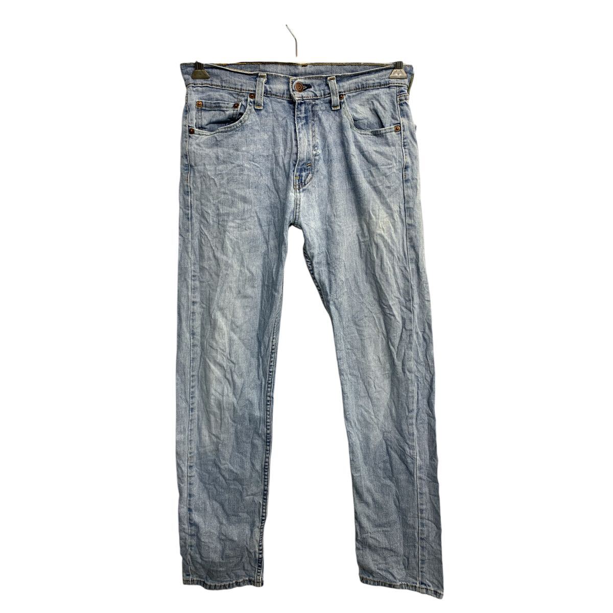 【中古】【古着】 Levi's 505 デニムパンツ W30 リーバイス レギュラーフィット ライトブルー メキシコ製 古着卸 アメリカ仕入 2502-938