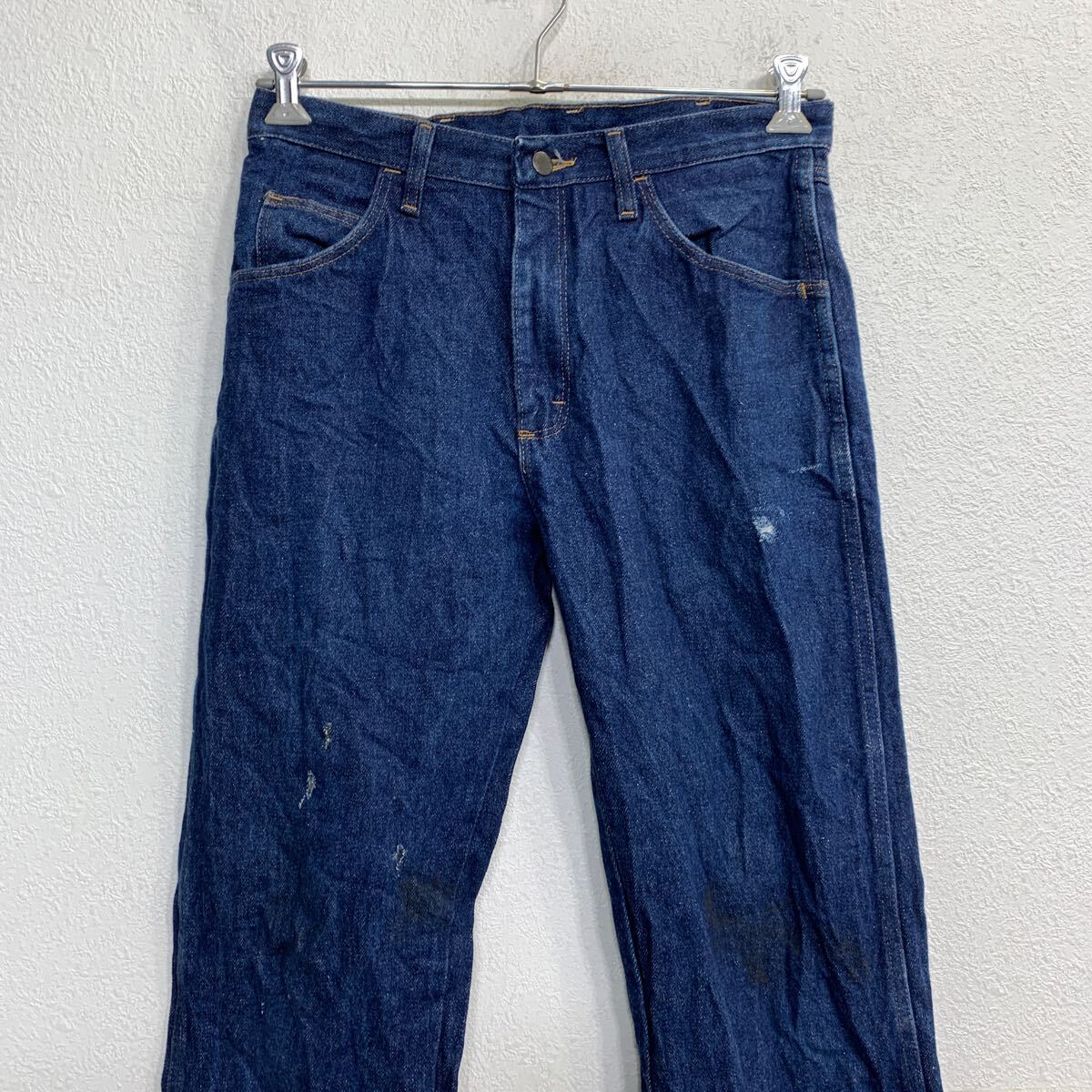 【中古】【古着】 RUSTLER デニムパンツ W32 ラスラー インディゴ コットン メキシコ製 古着卸 アメリカ仕入 2502-940