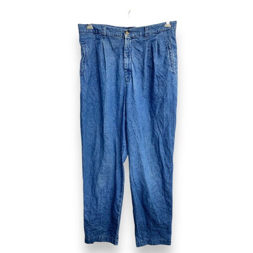 【中古】【古着】 Lee デニムパンツ W35 リー レディース タックパンツ ブルー コットン 古着卸 アメリカ仕入 2502-965 【中古】【古着】 Lee デニムパンツ W35 リー レディース タックパンツ ブルー コットン 古着卸 アメリカ仕入 2502-965
