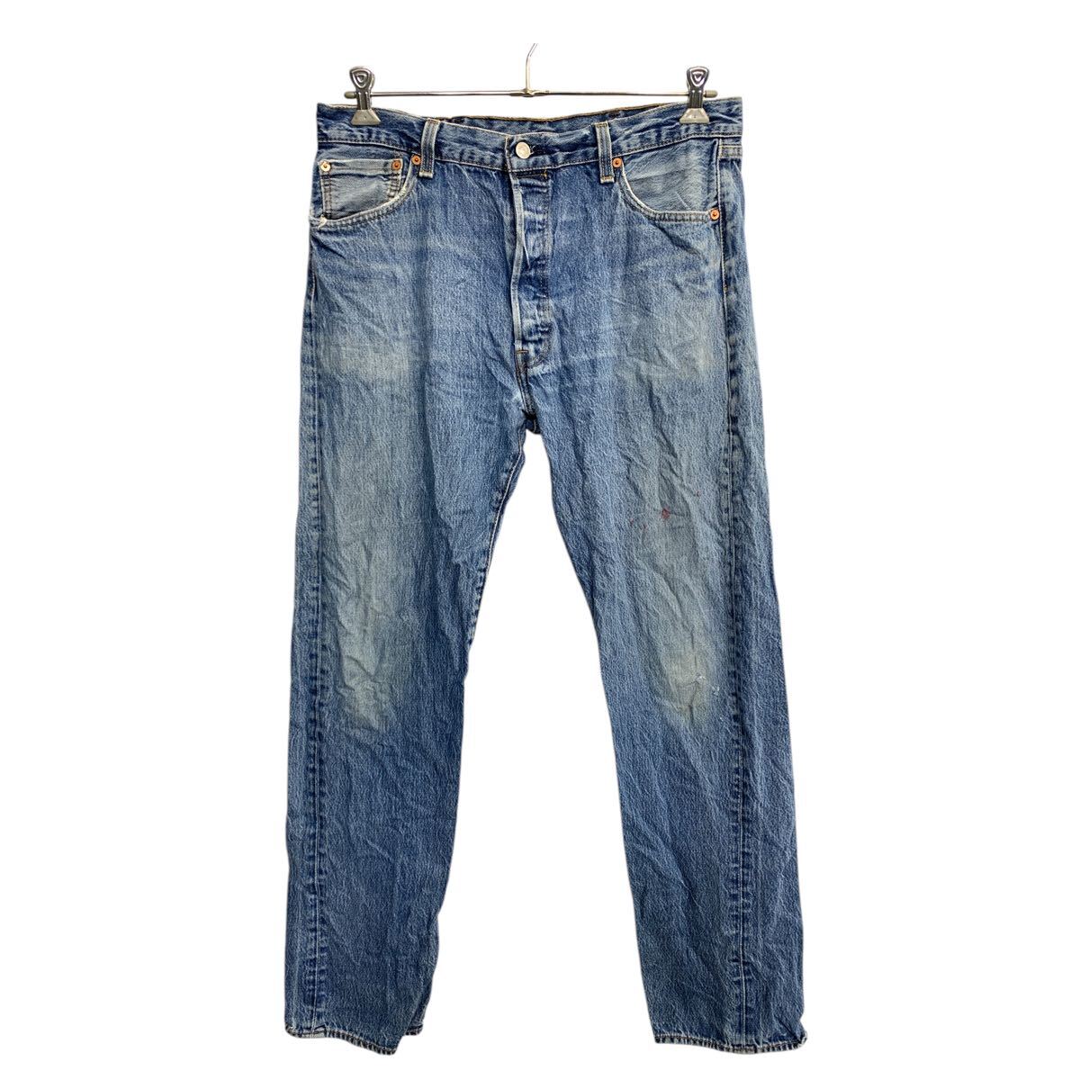 【中古】【古着】 Levi's 501 デニムパンツ W38 リーバイス ボタンフライ ビッグサイズ ブルー 古着卸 アメリカ仕入 2502-983