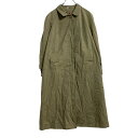 【中古】【古着】 Claude Alan ステンカラーコート レディース M~ ベージュ 古着卸 アメリカ仕入 a702-7108