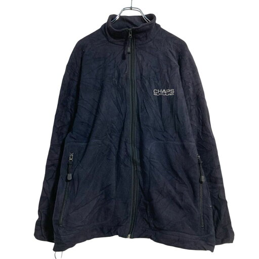 【中古】【古着】 CHAPS フリースジャケット M ネイビー チャップス ジップアップ 裾絞り 古着卸 アメリカ仕入 a702-7111 【中古】【古着】 CHAPS フリースジャケット M ネイビー チャップス ジップアップ 裾絞り 古着卸 アメリカ仕入 a702-7111