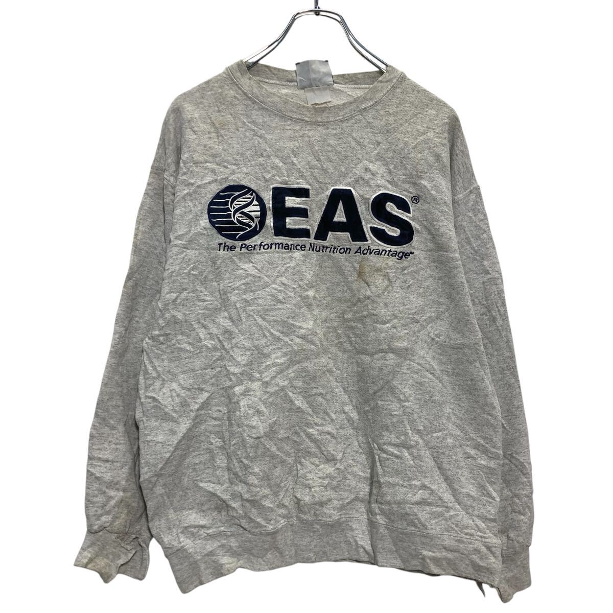 【中古】【古着】 Lee ロゴスウェット トレーナー L ライトグレー リー 裏起毛 EAS 古着卸 アメリカ仕入 a702-7140