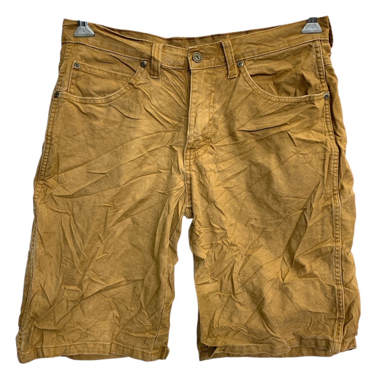 【中古】【古着】 Dickies ワークショートパンツ W30 ディッキーズ ブラウン 古着卸 アメリカ仕入 2502-1050