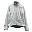 【中古】【古着】 THE NORTH FACE ソフトシェルジャケット レディース S ホワイト ノースフェイス SUMMIT SERIES 古着卸 アメリカ仕入 a702-7240