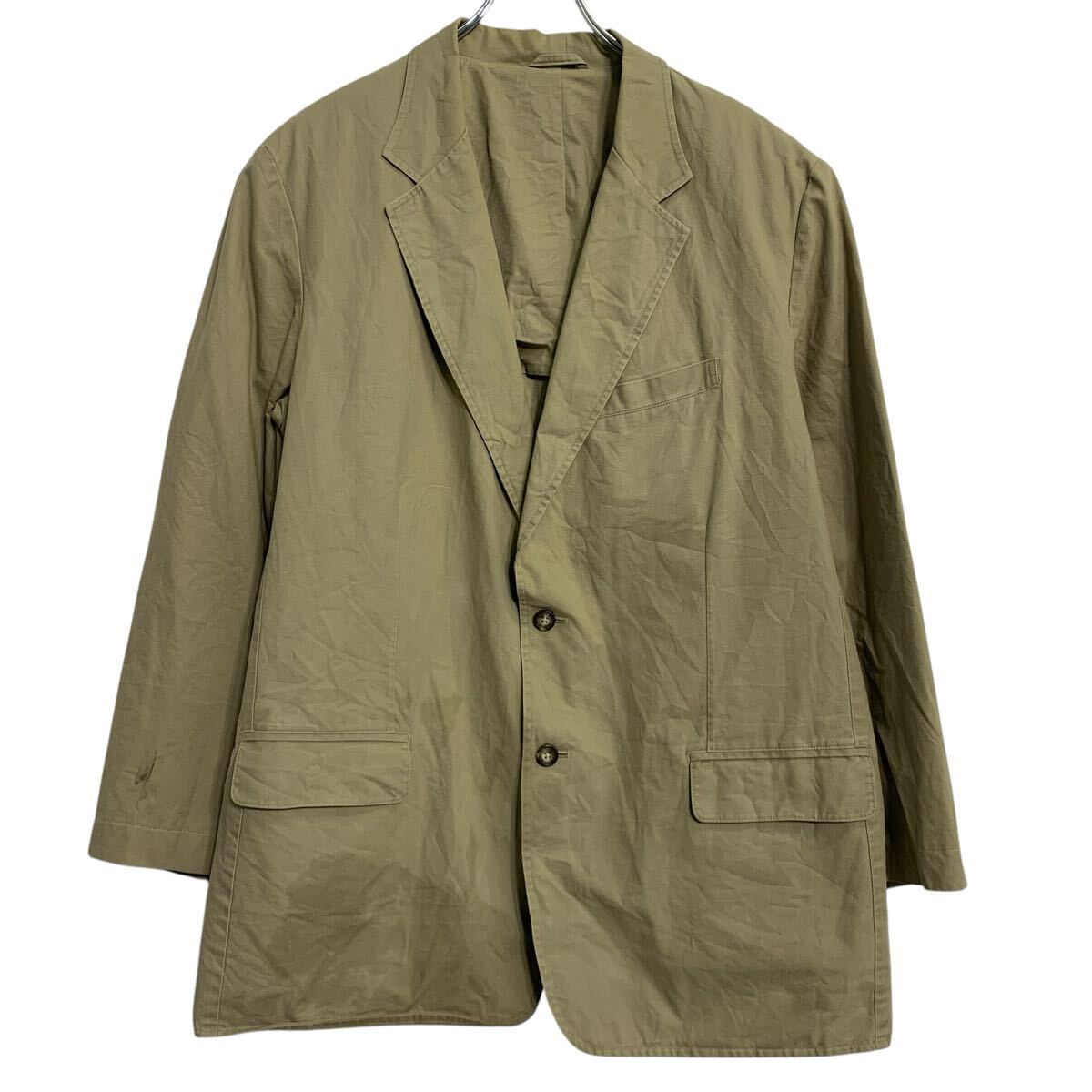 【中古】【古着】 L.L.Bean テーラードジャケット 48 XL〜 ベージュ系 エルエルビーン ボタン ブレザー 秋冬 アウター 古着卸 アメリカ仕入 a702-7259