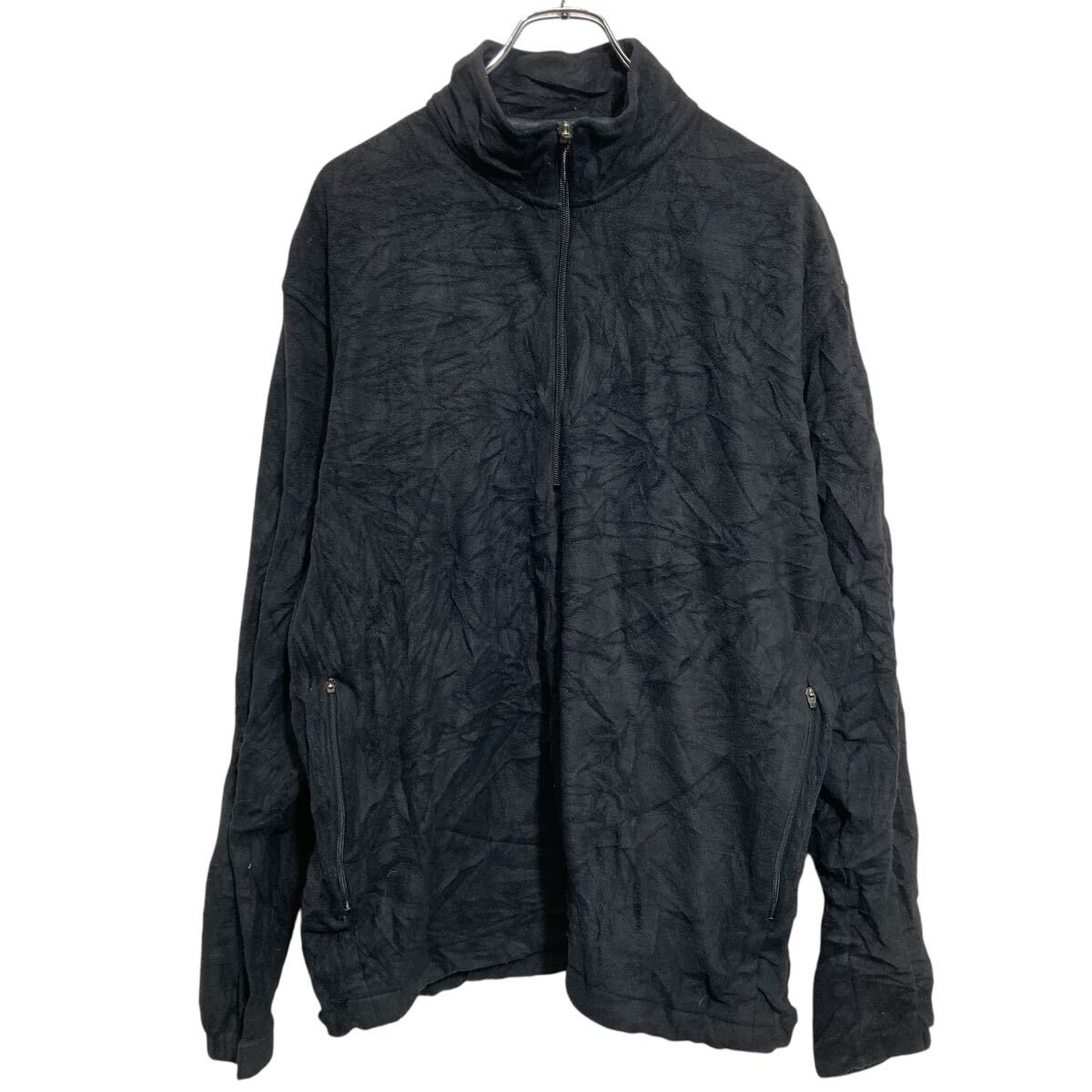 【中古】【古着】 NIKE ジップアップ フリースジャケット M ブラック ナイキ ゴルフウェア 古着卸 アメリカ仕入 a702-7295