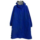 【中古】【古着】 LAND'S END ベンチコート レディース XL ブルー グレー ランズエンド ビッグサイズ フード 古着卸 アメリカ仕入 a702-7343