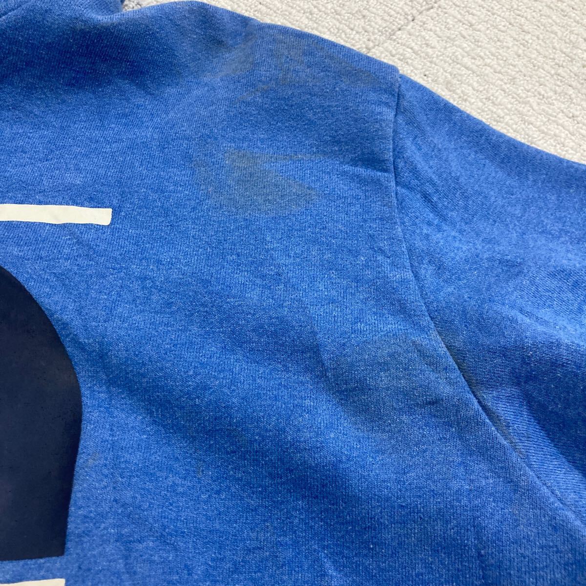 【中古】【古着】 THE NORTH FACE プリントスウェット パーカー XL ブルー ノースフェイス ビッグサイズ 古着卸 アメリカ仕入 a702-7412