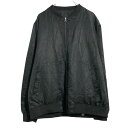 【中古】【古着】 ナイロンジャケット XL〜 ブラック ジップアップ バックプリント 古着卸 アメリカ仕入 a702-7458|詳細画像