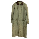 【中古】【古着】 Timberland コート M ベージュ ティンバーランド スナップボタン 90s 襟 切替 秋冬 アウター 古着卸 アメリカ仕入 a702-7554