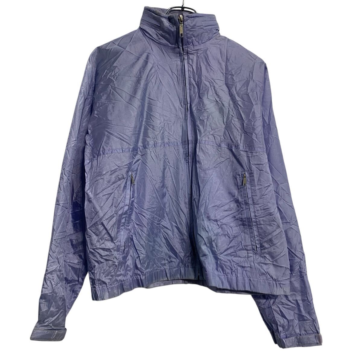 【中古】【古着】 L.L.Bean ナイロンジャケット レディース M パープル系 エルエルビーン ジップアップ シンプル アウター 古着卸 アメリカ仕入 a702-7564