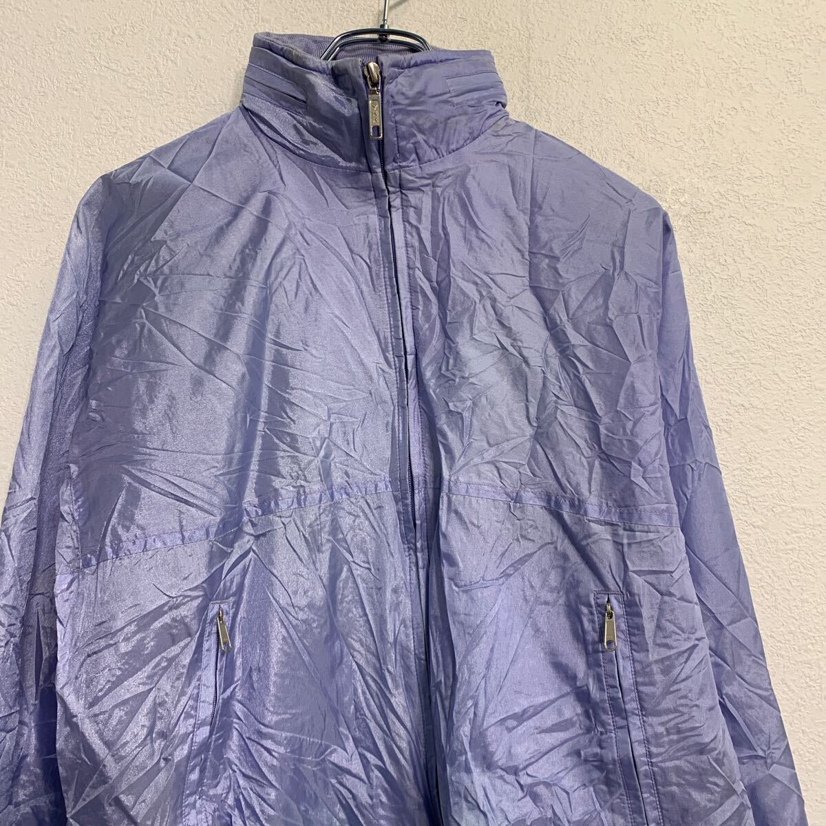 【中古】【古着】 L.L.Bean ナイロンジャケット レディース M パープル系 エルエルビーン ジップアップ シンプル アウター 古着卸 アメリカ仕入 a702-7564