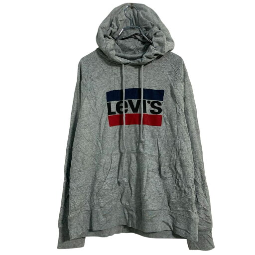 【中古】【古着】 Levi’s プリントスウェット パーカー L グレー リーバイス プルオーバー カジュアル 古着卸 アメリカ仕入 a703-5093 【中古】【古着】 Levi’s プリントスウェット パーカー L グレー リーバイス プルオーバー カジュアル 古着卸 アメリカ仕入 a703-5093