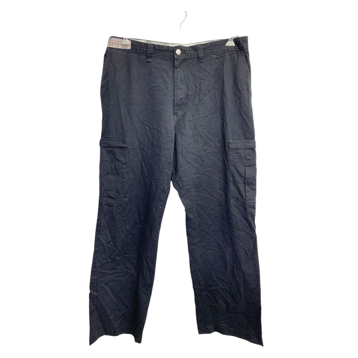 【中古】【古着】 Dickies ワークパンツ W38 ディッキーズ ビッグサイズ ブラック 古着卸 アメリカ仕入 2503-149