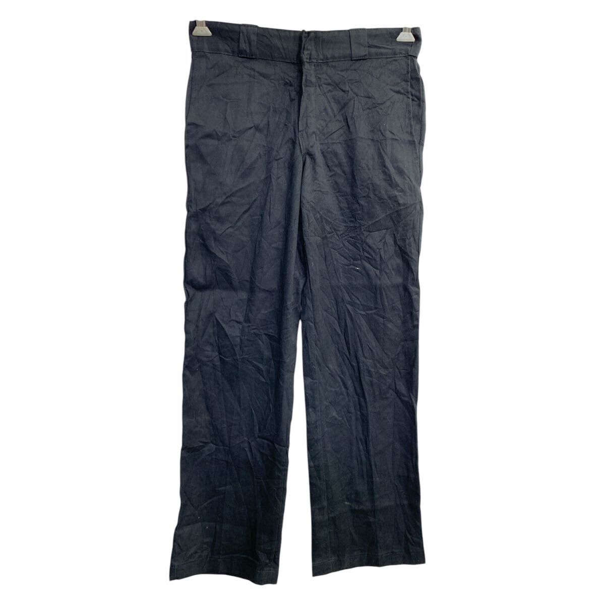 【中古】【古着】 Dickies 874 ワークパンツ W30 ディッキーズ オリジナルフィット ブラック 古着卸 アメリカ仕入 2503-162