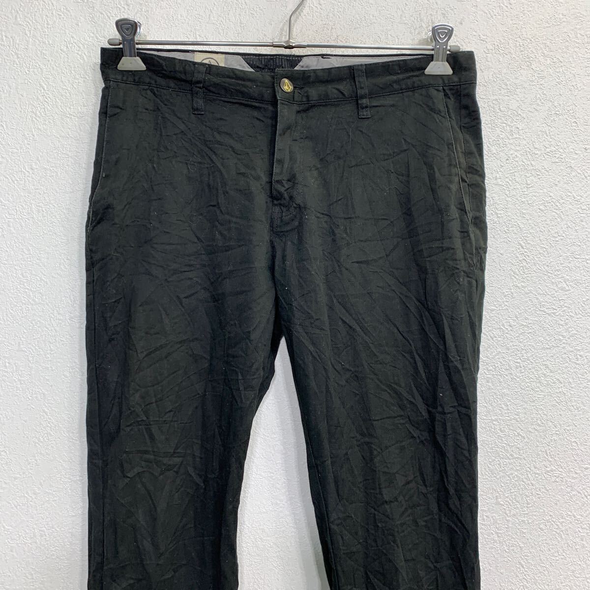 【中古】【古着】 VOLCOM ロングパンツ W31 ボルコム ブラック 古着卸 アメリカ仕入 2503-165