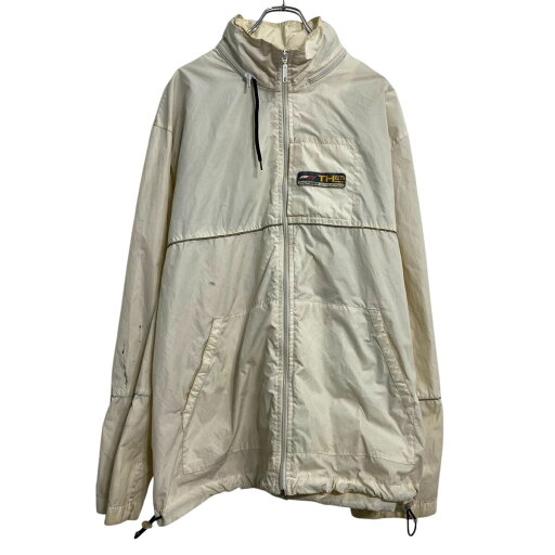 【中古】【古着】 HILFIGER ATHLETICS ナイロンジャケット ヒルフィガーデニム XL ホワイト ビッグサイズ フルジップ 古着卸 アメリカ仕入 a703-5296 【中古】【古着】 HILFIGER ATHLETICS ナイロンジャケット ヒルフィガーデニム XL ホワイト ビッグサイズ フルジップ 古着卸 アメリカ仕入 a703-5296