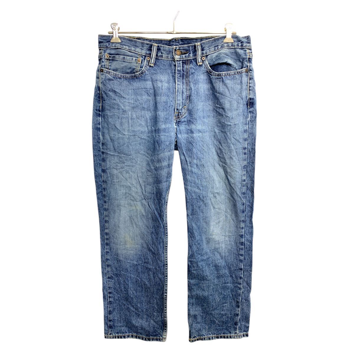 【中古】【古着】 Levi's 514 デニムパンツ W36 リーバイス スリムストレート ビッグサイズ ブルー 古着卸 アメリカ仕入 2503-229
