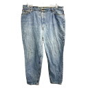 【中古】【古着】 Levi's 522 デニムパンツ W40 リーバイス レディース テーパードフィット ブルー コットン USA製 古着卸 アメリカ仕入 2503-251