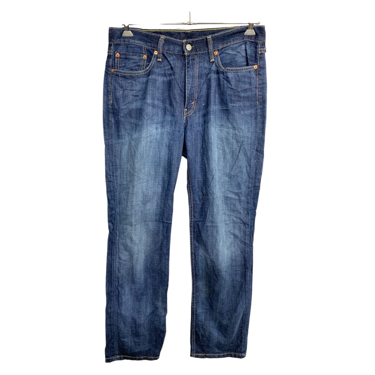 【中古】【古着】 Levi's 514 デニムパンツ W33 リーバイス スリムストレート インディゴ コットン メキシコ製 古着卸 アメリカ仕入 2503-278