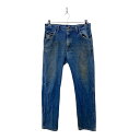 【中古】【古着】 Wrangler デニムパンツ W34 ラングラー メキシコ製 コットン 古着卸 アメリカ仕入 2503-300