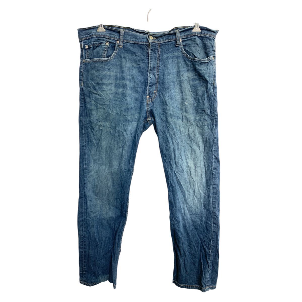 【中古】【古着】 Levi's 505 デニムパンツ W40 リーバイス レギュラーフィット ビッグサイズ インディゴ 古着卸 アメリカ仕入 2503-323
