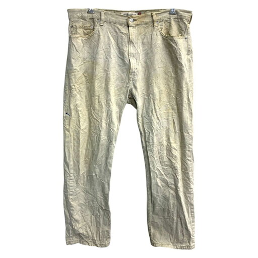 【中古】【古着】 Levi's 505 デニムパンツ W42 リーバイス レギュラーフィット ビッグサイズ ライトベージュ コットン 古着卸 アメリカ仕入 2503-363 【中古】【古着】 Levi's 505 デニムパンツ W42 リーバイス レギュラーフィット ビッグサイズ ライトベージュ コットン 古着卸 アメリカ仕入 2503-363