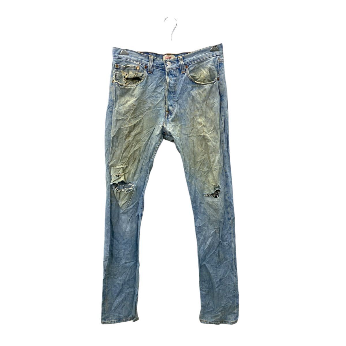 【中古】【古着】 Levi's 501 デニムパンツ W31 リーバイス コットン ボタンフライ 古着卸 アメリカ仕入 2503-389