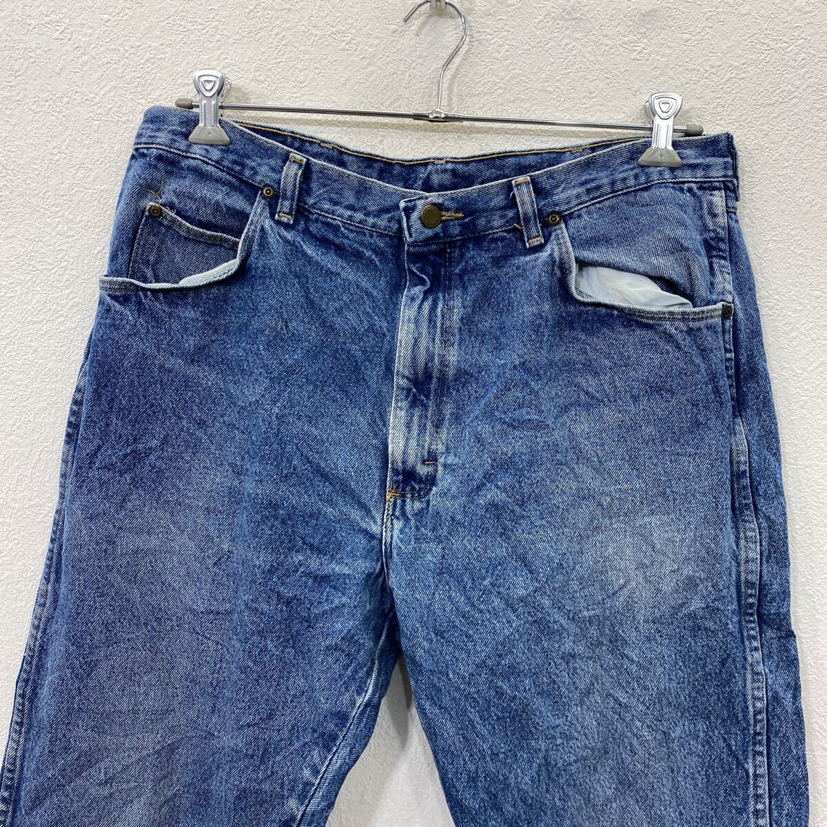 【中古】【古着】 Wrangler デニムパンツ W37 ラングラー ブルー 古着卸 アメリカ仕入 2503-400