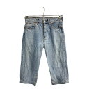 【中古】【古着】 Levi's 501 デニムパンツ W32 リーバイス ボタンフライ ライトブルー コットン 古着卸 アメリカ仕入 2503-574(4)