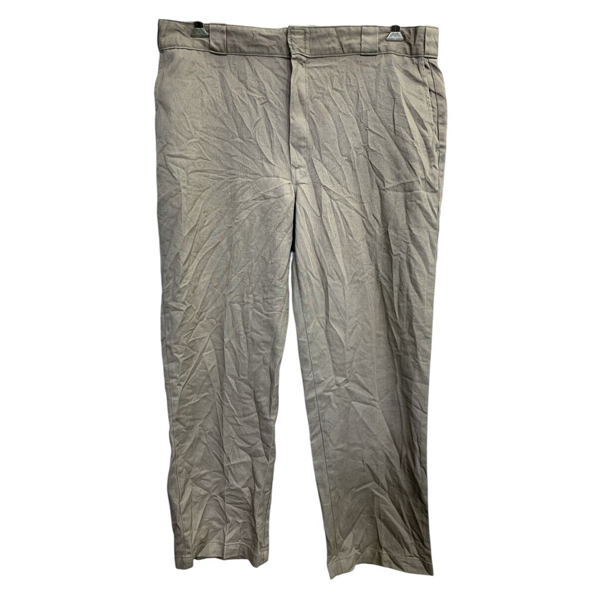 【中古】【古着】 Dickies ワークパンツ W40 ディッキーズ ビッグサイズ グレー メキシコ製 古着卸 アメリカ仕入 2503-644