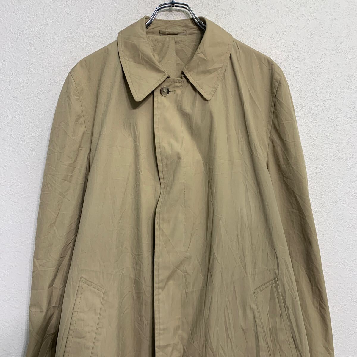 【中古】【古着】 LONDON FOG コート 42 XL ベージュ ロンドンフォグ ボタン ビッグサイズ シンプル アウター 古着卸 アメリカ仕入 a703-5907