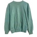 【中古】【古着】 Hanes 無地スウェット トレーナー キッズ XL ブルーグリーン ヘインズ プルオーバー 裏起毛 古着卸 アメリカ仕入 a703-6135