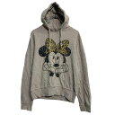 【中古】【古着】 Disney キャラクタースウェット パーカー 8 キッズ 150~ グレー系 ディズニー プルオーバー ポケット 古着卸 アメリカ仕入 a703-6224