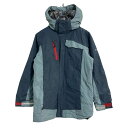 【中古】【古着】 Columbia スノーボード ジャケット キッズ S ネイビー ライトブルー コロンビア フード アウトドア 古着卸 アメリカ仕入 a703-6258