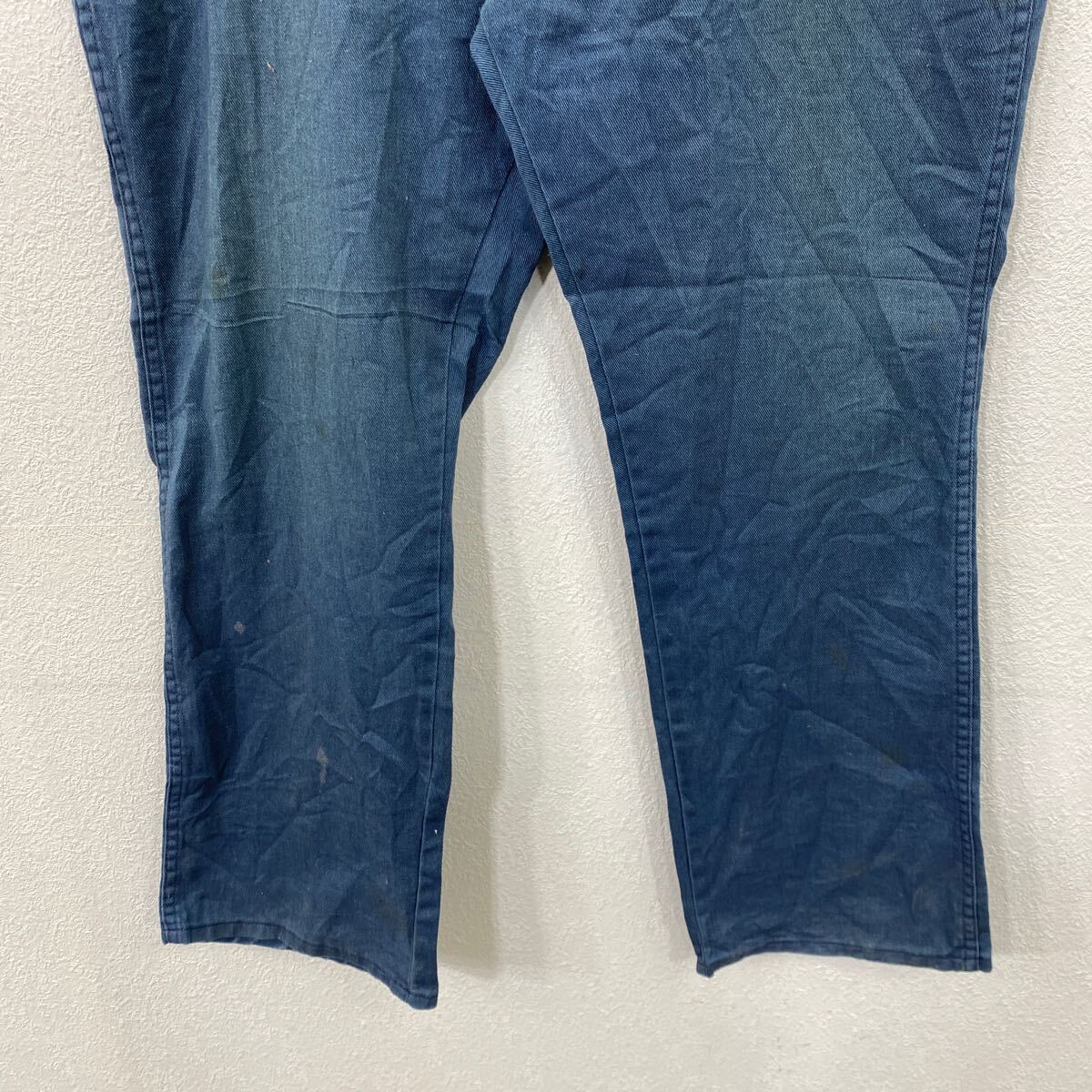 【中古】【古着】 Dickies ワークパンツ W42 ディッキーズ ビッグサイズ ブルー系 古着卸 アメリカ仕入 2503-958