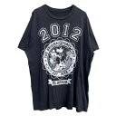【中古】【古着】 Disney 半袖 プリント Tシャツ XLサイズ ディズニー ブラック コットン 古着卸 アメリカ仕入 t2503-3161(4)