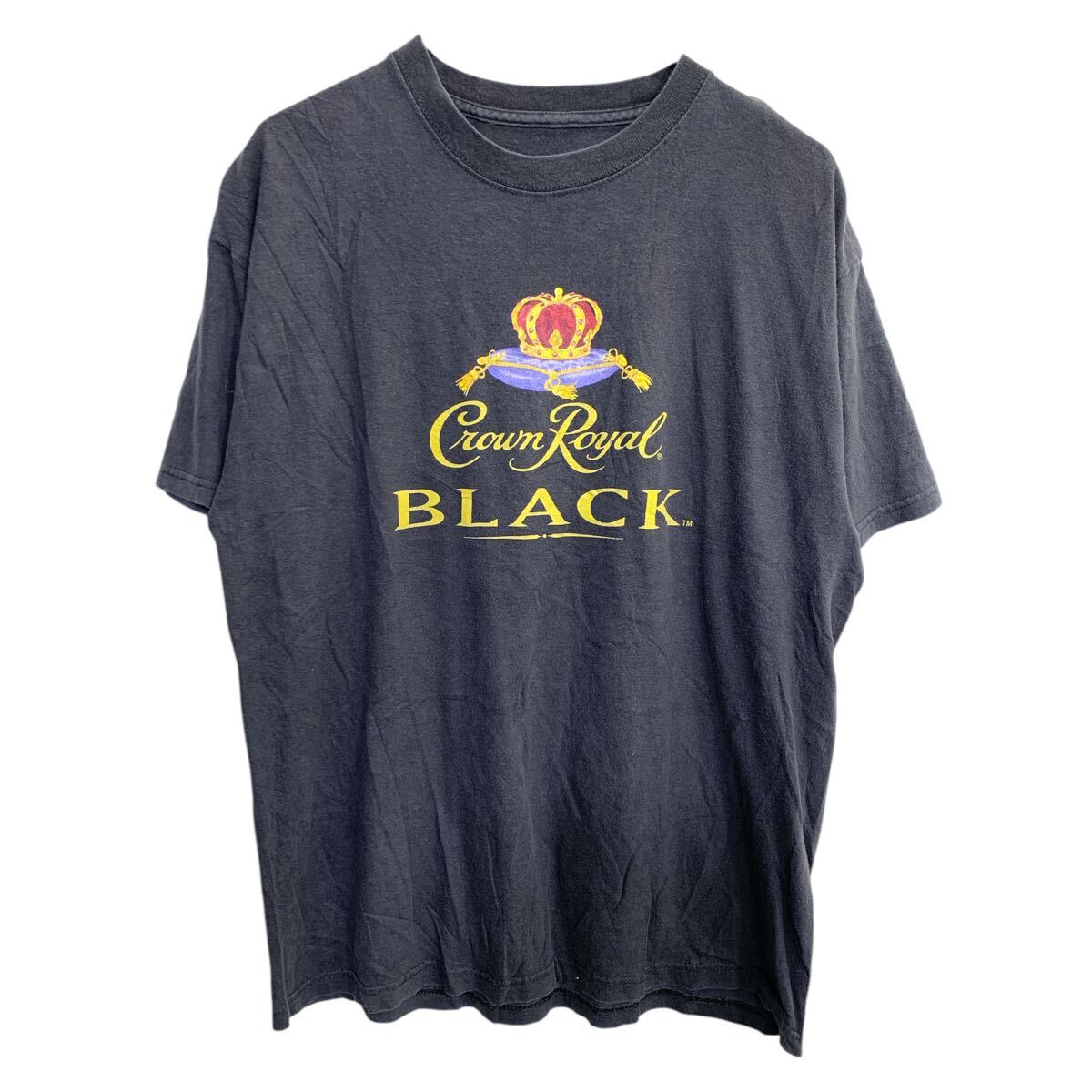 【中古】【古着】 PORT AND COMPANY 半袖 プリント Tシャツ Mサイズくらい ブラック 古着卸 アメリカ仕入 t2503-3293