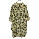 【中古】【古着】 IZOD 半袖 ポロシャツ XL ベージュ アイゾッド 植物柄 総柄 ビッグサイズ 古着卸 アメリカ仕入 a703-6604(4)