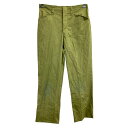 【中古】【古着】 BOY SCOUTS ロングパンツ W27 ボーイスカウト ジュニアサイズ TALONジップ グリーン 古着卸 アメリカ仕入 2503-1205