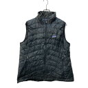 【中古】【古着】 PATAGONIA ダウンベスト Lサイズ位 レディース サイズ表記L パタゴニア ブラック 古着卸 アメリカ仕入 t2503-3398