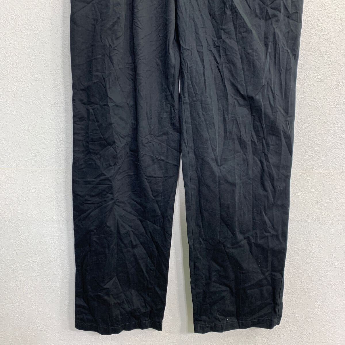 【中古】【古着】 Wrangler チノパン W36 ラングラー タックパンツ ビッグサイズ ブラック コットン メキシコ製 古着卸 アメリカ仕入 2503-1261
