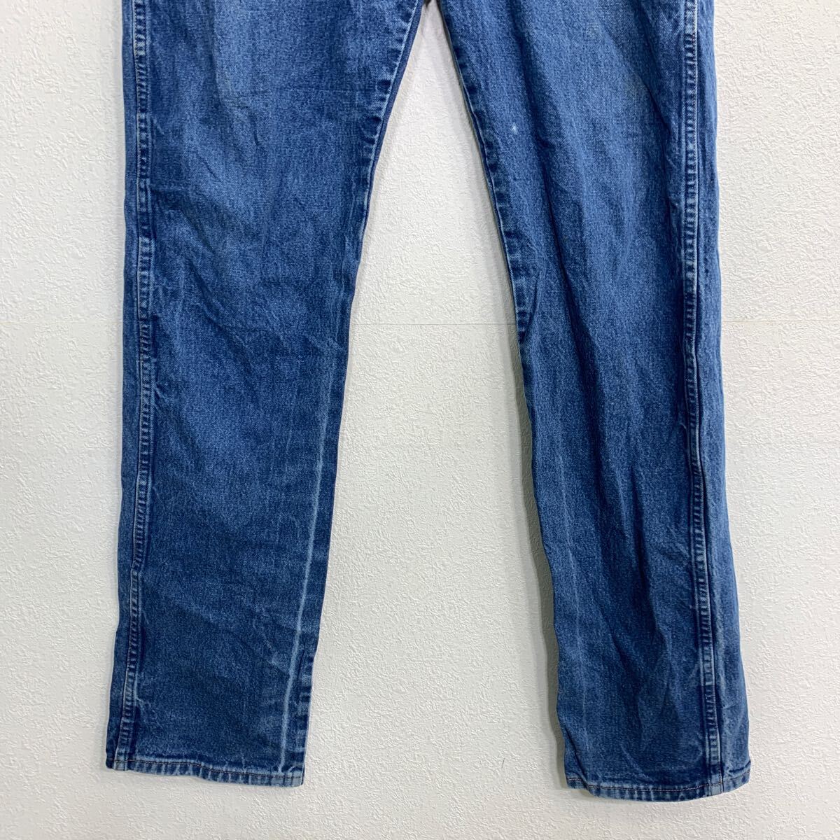 【中古】【古着】 Wrangler カウボーイ ロングパンツ W36 ラングラー 13MWZ ブルー コットンメキシコ製 古着卸 アメリカ仕入 2503-1277